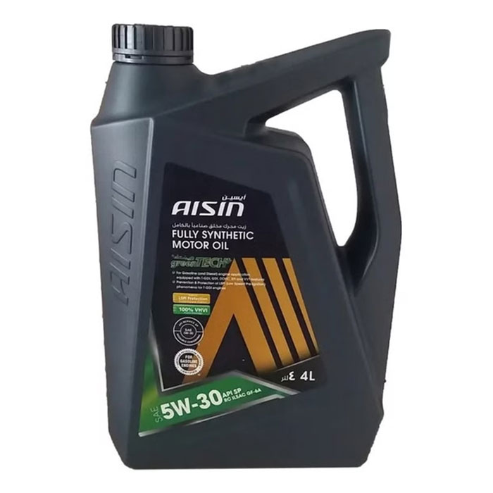 Aisin engine oil, model volume 4 liters روغن موتور آیسین مدل حجم 4 لیتر